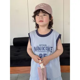 LULU & SKY Unisex Kids Printed T-shirt with Shorts image 2