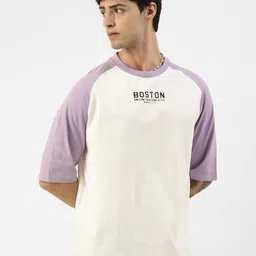 Maniac Men Colourblocked T-shirt image 3