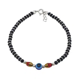 Sahiba Gems Silver-Plated Silver Artificial Stones Bracelet-picture-13