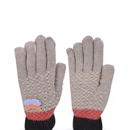 LOOM LEGACY Women Patterned Acrylic Winter Gloves-image-13