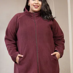 plusS Mock Collar Bomber Jacket-picture-35