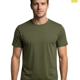 AMIGOS Men Pack of 2 Solid Round Neck Cotton T-shirts-picture-36