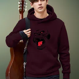 LECOWAR Men Printed Hooded Long Sleeves Pullover Sweatshirt-picture-37