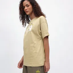 The North Face Brand Logo Printed Drop-Shoulder Sleeves Pure Cotton Oversized T-shirt image 4