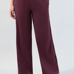 U.S. Polo Assn. Women Women Wide Leg Mid-Rise Regular Trousers-picture-48