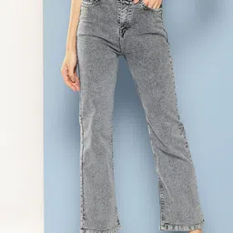 BAESD Women Comfort Relaxed Fit Highly Distressed Stretchable Jeans-image-34
