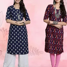 Ethnic basket Women Multicoloured Kurtas-picture-24
