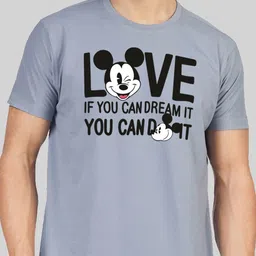 Greylongg Typography Printed Round Neck Cotton Regular Fit T-shirt image 5