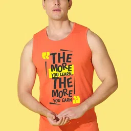 WOOSTRO Pack of 2 Printed Combed Cotton Innerwear Vests with Intelliease Technology image 3