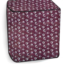 The Furnishing Tree Magenta Printed Washing Machine Cover image 2