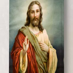 Myntra Elegant Homes Multicoloured Canvas Religious Wall Paintings image 5