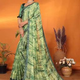 priyashi Floral Printed Pure Georgette Saree image 2
