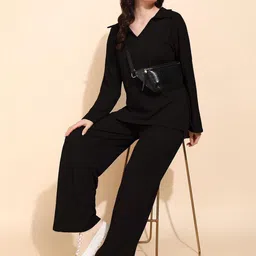 Murcia Shirt Collar Top With Trousers Co-Ords-picture-12