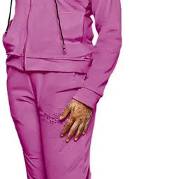 sky fly Solid Women Track Suit image 4