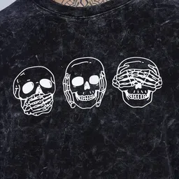 PAUL STREET Men Dyed Bio Finish Boxy T-shirt image 4