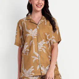 TILISM Printed Pure Cotton Shirt With Shorts Co-Ords image 1