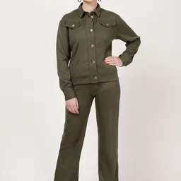 FUTURO Shirt Collar Shirt With Trousers Co-Ords-picture-47