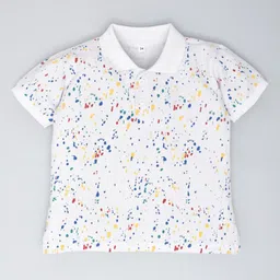 BAESD Boys Printed Polo Collar T-shirt-image-70