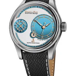 DOUBLERUN Men Dial & Leather Straps Analogue Chronograph Watch H05N14043 image 2