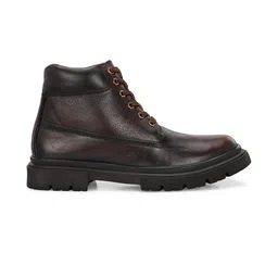Roadster Men Brown Solid Lace-Ups Chunky Boots image 2