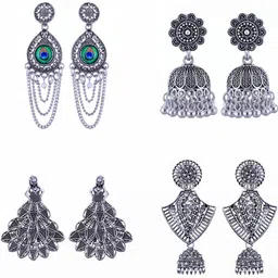 VIVASTRI Women Gold-Plated Alloy Earrings-picture-32