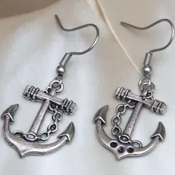 Creative Frogs Silver-Plated Alloy Drop Earrings-image-34