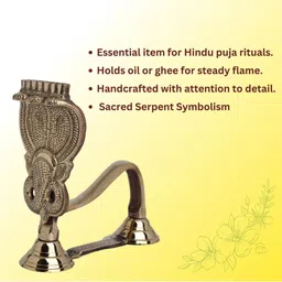 POSHIFY Serpent-Shaped Pooja Aarti image 3