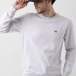 Wildcraft Men Solid Round Neck Cotton Pullover Sweatshirt-image-68