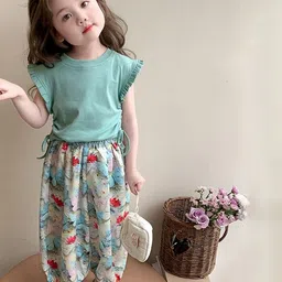 LULU & SKY Girls Top with Trousers image 4