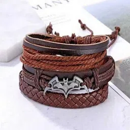 The Roadster Lifestyle Co Multilayered Batman Bracelet-image-51