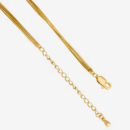 Kushal's Fashion Jewellery Gold-Plated Zircon Studded Pendant With Chain image 2