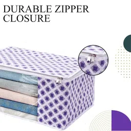 AMAK INC Blue Fabric Multi-Utility Wardrobe Organisers image 3