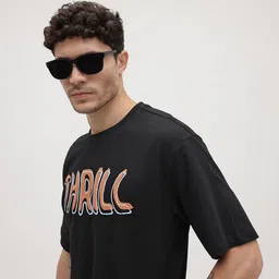 The Roadster Life Co. Printed Pure Cotton Relaxed Fit T-shirt-picture-25