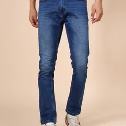 V-Mart Men Slim Fit Mid-Rise Light Fade Stretchable Jeans-picture-33