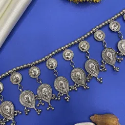 Digital Dress Room Kamarbandh Ghungroo Drop Design Waist Chain Saree Accessories image 2