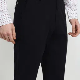 Park Avenue Men Original Relaxed Fit Mid-Rise Formal Trousers image 2