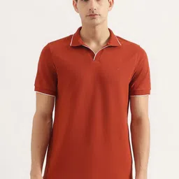 United Colors of Benetton Men Solid Polo Collar Cotton T-shirt-picture-58