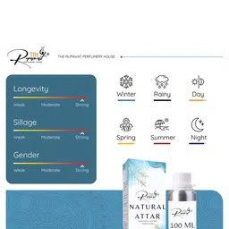 THE RUPAWAT Perfumery House Attitude Attar - 100 ml image 2