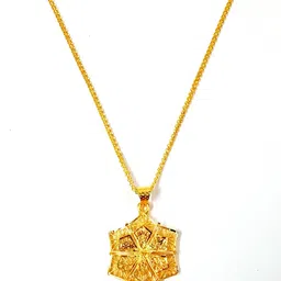 Nawab Collection Gold-Plated Alloy Pendants with Chains-picture-18