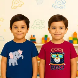 paryag hosiery Boys Cotton Tshirts-picture-39