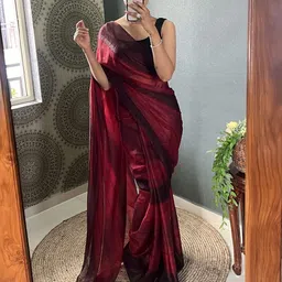HERE&NOW Pure Crepe Jamdani Saree image 2