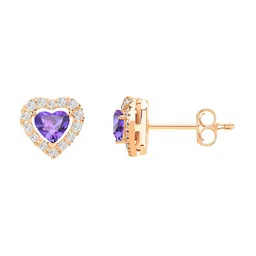 MINUTIAE Heart Shaped Studs Earrings image 3
