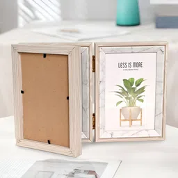 Aura White & Beige 1 Pieces Wood Table Photo Frames image 5