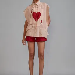 MATI Women High-Rise Denim Shorts-picture-15