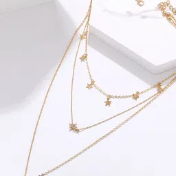 Vembley Women Gold-Plated Alloy Minimal Necklace-picture-13