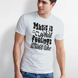 Seekbuylove Men Typography Printed Bio Finish T-shirt image 3