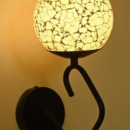 1ST TIME Green Printed Glass Traditional Cylinder Wall Lamps Wall Lamps-picture-0