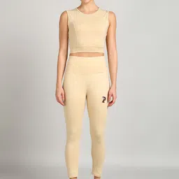 PAAVKI Round Neck Sports Top With Trousers-picture-12