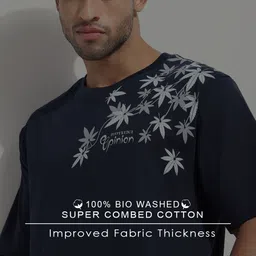 Difference of Opinion Men Printed Drop-Shoulder Sleeves T-shirt image 3