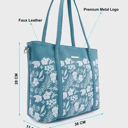 Caprese Lively Floral Printed Structured Shoulder Bag image 4